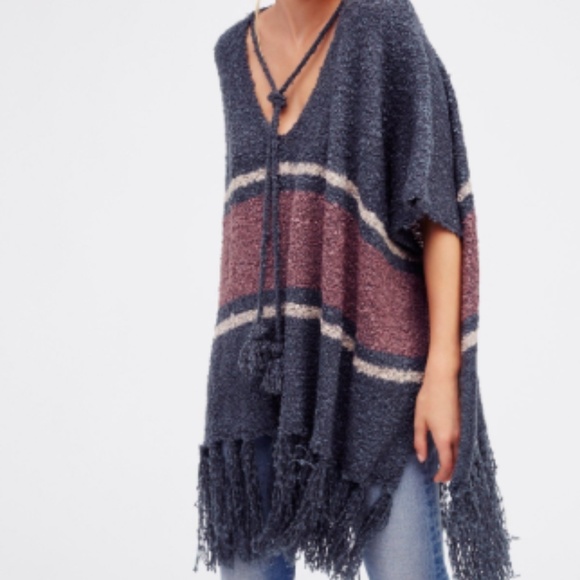 Free People Sweaters - Free People | Fringe Poncho